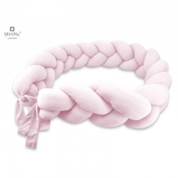 KIECZMERSKI Ochraniacz - warkocz MIMINU SOFT 220-240cm pudrowy róż