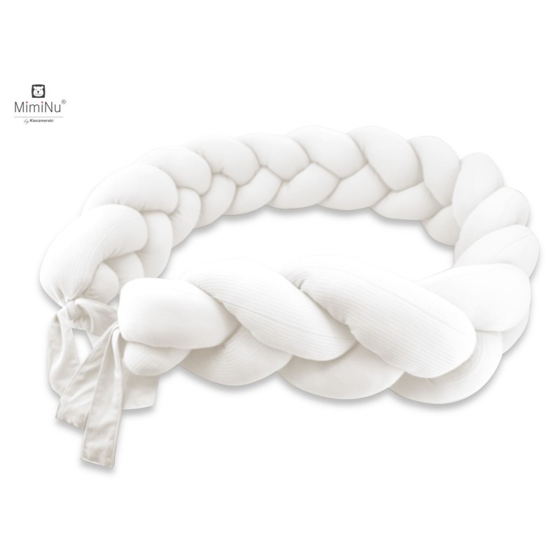 KIECZMERSKI Ochraniacz - warkocz MIMINU SOFT 220-240cm śmietanka