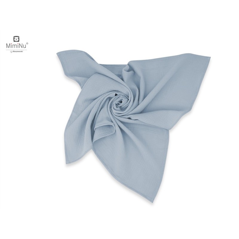 KIECZMERSKI Pieluszka 30x30 cm MUŚLIN BAWEŁNIANY bawełna 100% jeans 2-pak