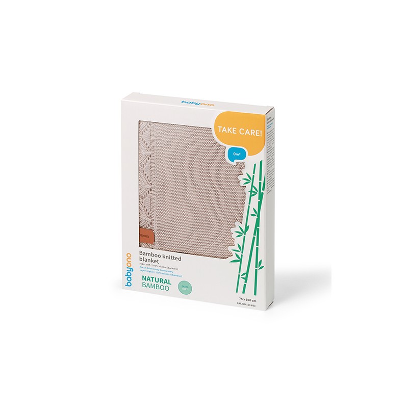 B.O.1674/03 Kocyk bambusowy beżowy