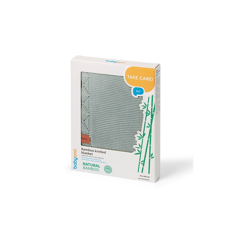 B.O.1674/04 Kocyk bambusowy szałwiowy