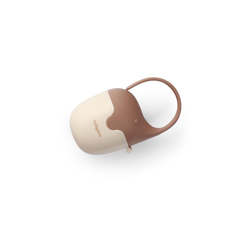 B.O.529/04 Pojemnik na smoczek Słonik beżowy