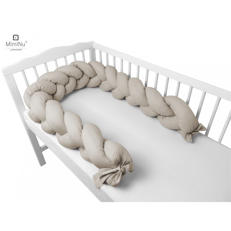 KIECZMERSKI Ochraniacz - warkocz bawełna 100% dł.240 cm beż