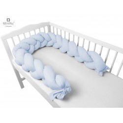 KIECZMERSKI Ochraniacz - warkocz bawełna 100% dł.240 cm błękit