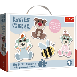 TREFL 36139 Puzzle Baby Classic Przyjacielskie Bobaski