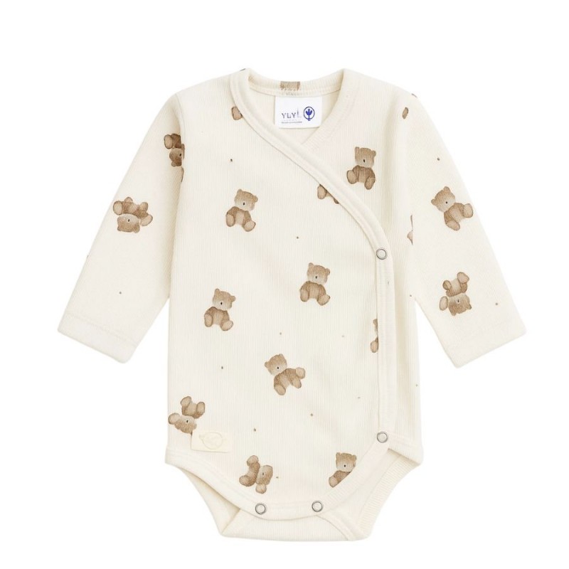 BABY 002472 Body niemowlęce Misiek 56/62 prążek