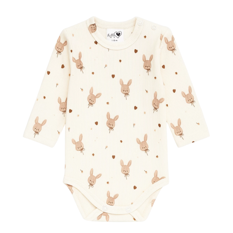 BABY 01976 Body niemowlęce Królik prążek 68/74