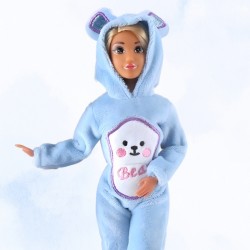 WOOPIE 58007 ROYAL Lalki Kombinezony Niebieskie Misie