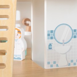 VIGA 44802 Drewniany Szpital 3-piętrowy