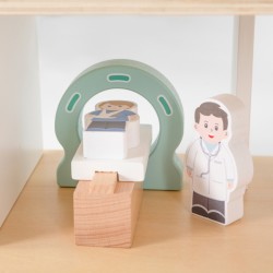 VIGA 44802 Drewniany Szpital 3-piętrowy