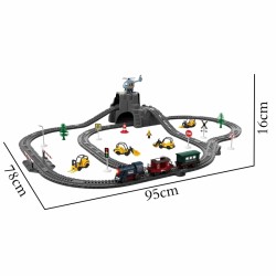 WOOPIE 57468 Elektryczna Kolejka Retro 76el.