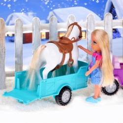 WOOPIE 57642 ROYAL Lalka Niki Zestaw z Koniem Samochód
