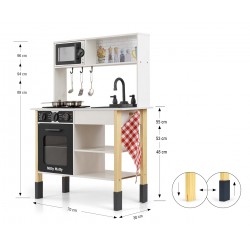 MILLY MALLY Drewniana kuchnia Astrid Black