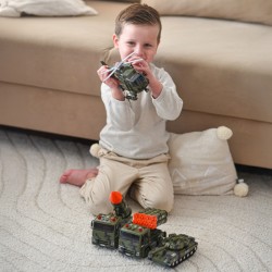 WOOPIE 57499 Zestaw Pojazdów Wojskowych wyrzutnia