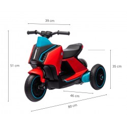 MILLY MALLY 5746 Pojazd na akumulator Skuter City Red