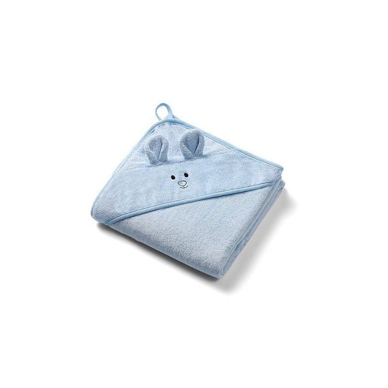 1553/02 OKRYCIE KĄPIELOWE BAMBUSOWE 100 X 100 NIEBIESKIE