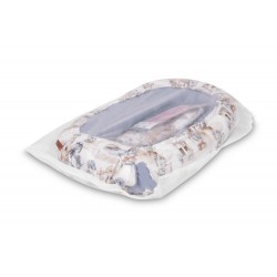 KOKON MUŚLIN SMOKI JEANS 80x45 + PODUSZKA