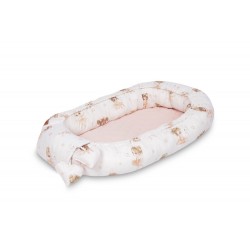 KOKON MUŚLIN BALETNICE RÓŻOWE 80x45 + PODUSZKA