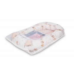 KOKON MUŚLIN BALETNICE RÓŻOWE 80x45 + PODUSZKA