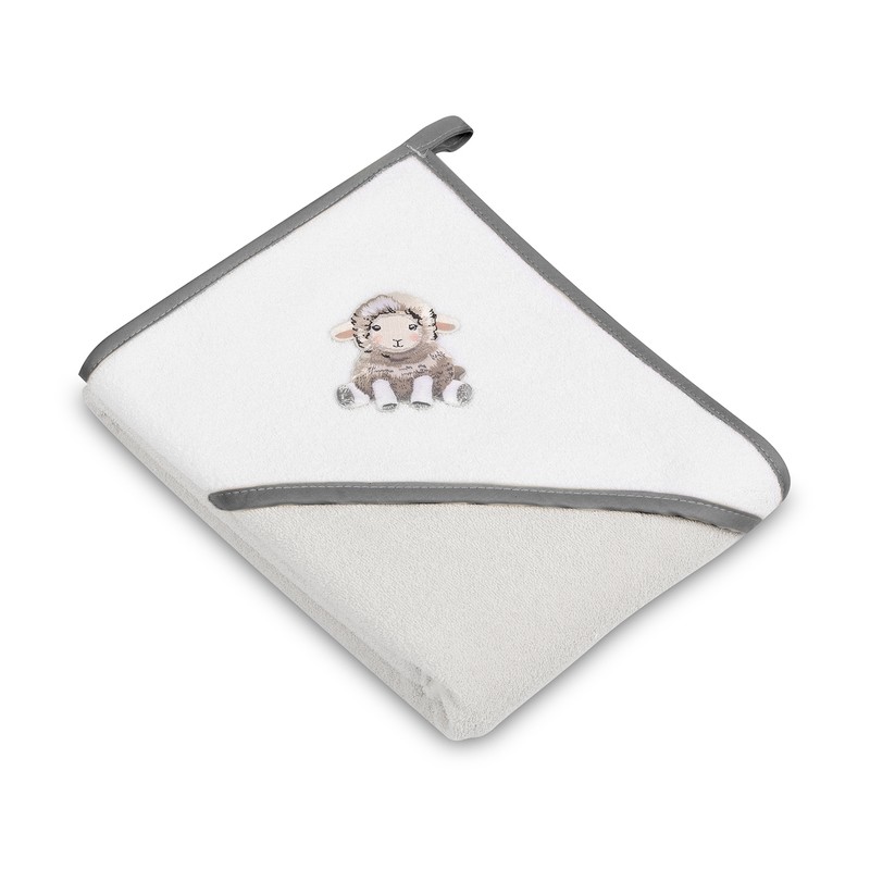 OKRYCIE KĄPIELOWE SHEEP 80X80 GREY