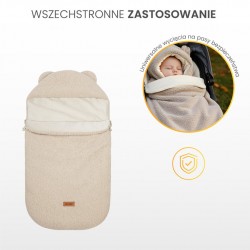 ŚPIWOREK 3w1 BARANEK JASNY BEŻ