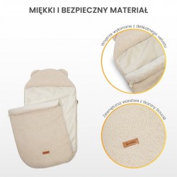 ŚPIWOREK 3w1 BARANEK JASNY BEŻ