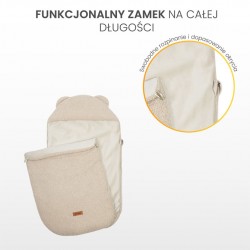 ŚPIWOREK 3w1 BARANEK JASNY BEŻ