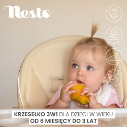 KRZESEŁKO DO KARMIENIA NESTO GREY