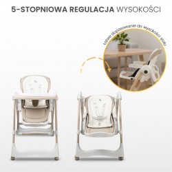 KRZESEŁKO DO KARMIENIA NESTO GREY