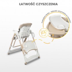 KRZESEŁKO DO KARMIENIA NESTO BEIGE