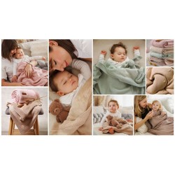 1671/02 KOC BAWEŁNIANY Z FLANELOWYM PODSZYCIEM JASNY BEŻ