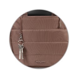 1672/03 TORBA DLA MAMY DO WÓZKA CAMI CZEKOLADOWA