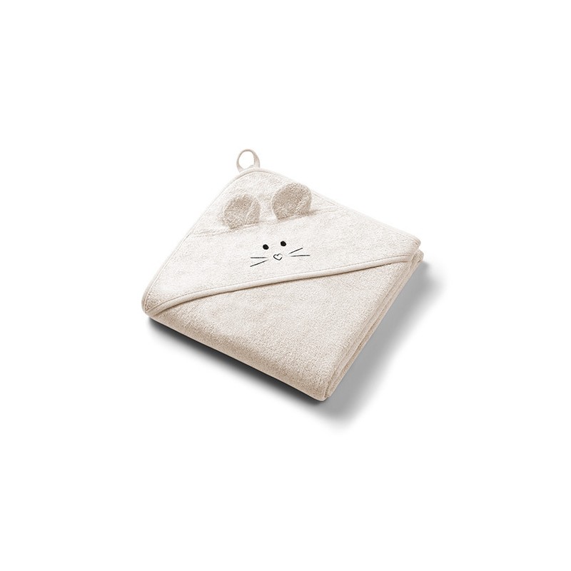 1553/05 OKRYCIE KĄPIELOWE  BAMBUSOWE 100 X 100 JASNY BEŻ