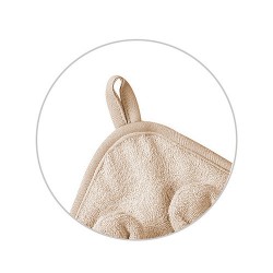 1553/06 OKRYCIE KĄPIELOWE  BAMBUSOWE 100 X 100 CIEMNY BEŻ