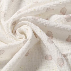 828/02 PIELUSZKI MUŚLINOWE MARSZCZONE SUPER MIĘKKIE BEŻOWE