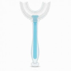 2469 SZCZOTECZKA SILIKONOWA "U" DO ZĘBÓW NIEBIESKA BL246