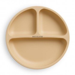 5880 TALERZYK 3-DZIELNY Z PRZYSSAWKAMI BEŻOWY BL588