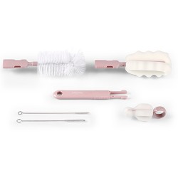 735/05 ZESTAW SZCZOTEK DO BUTELEK I SMOCZKÓW RÓŻOWE