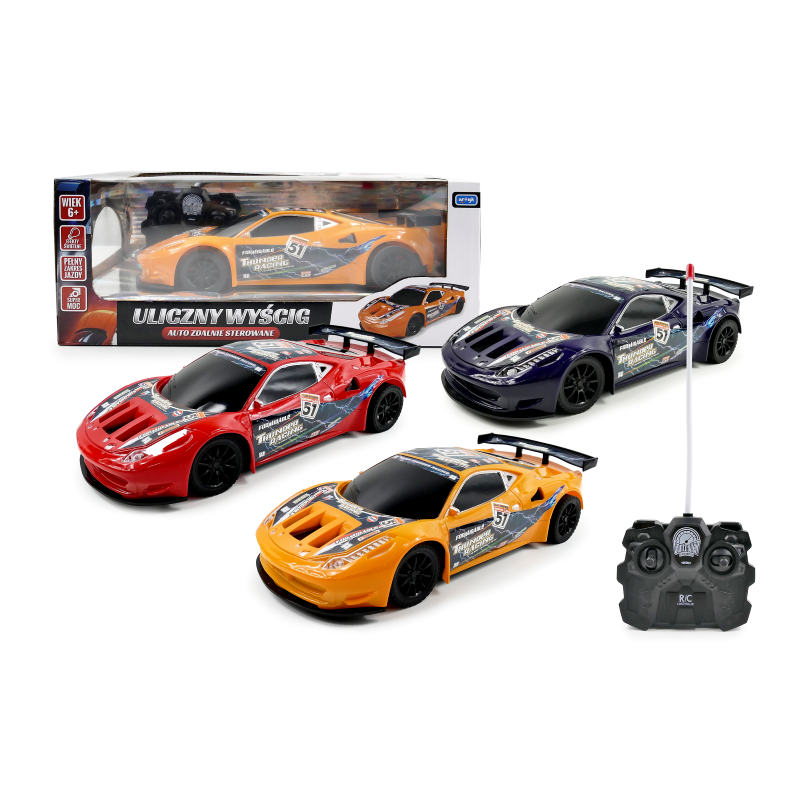 ARTYK 137075 Auto zdalnie sterowane Uliczny wyścig mix
