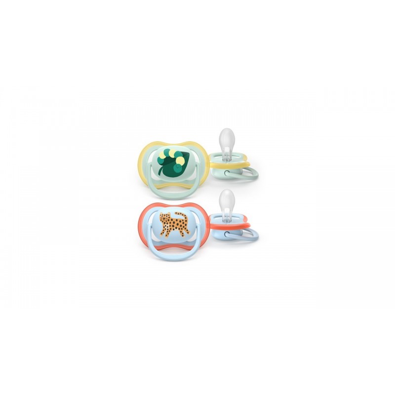 AVENT SCF087/02 Smoczek Ultra Air 0-6m listek/gepard