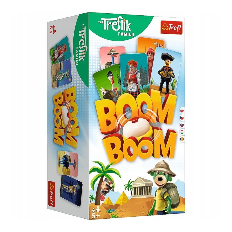 TREFL 02822 Gra Boom Boom / Rodzina Treflików