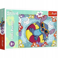 TREFL 18305 Puzzle 30 el. Lilo & Stich na wakacjach