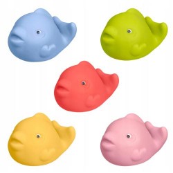 TULLO 523 Rybki do kąpieli pastelowe 5szt. bez dziurki Higieniczne