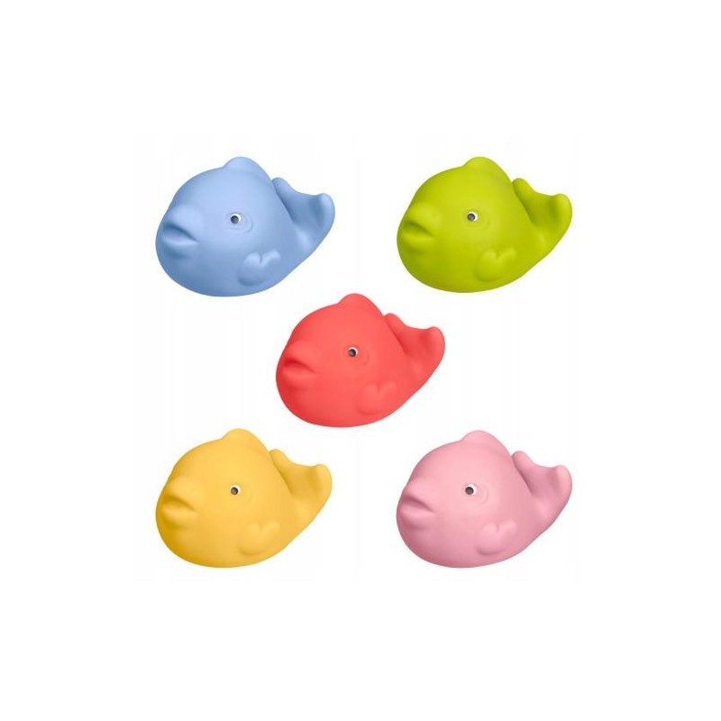 TULLO 523 Rybki do kąpieli pastelowe 5szt. bez dziurki Higieniczne