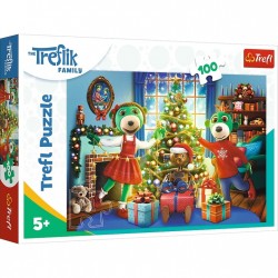 TREFL 16459 Puzzle 100 Zimowe Trefliki
