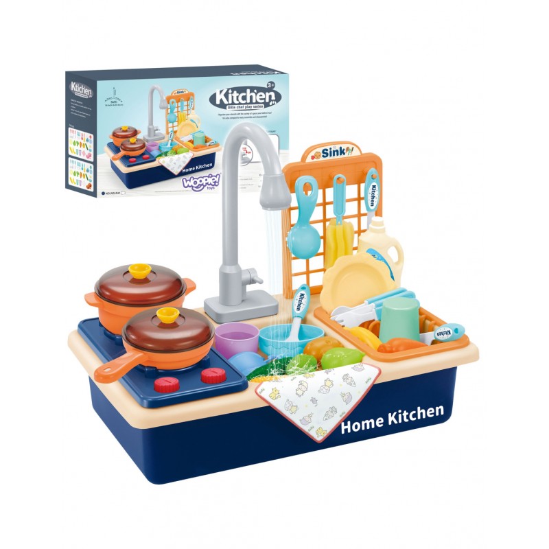 WOOPIE 42820 Zlewozmywak 2w1 kuchnia niebieska