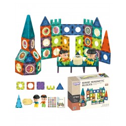 WOOPIE 43056 Klocki magnetyczne zamek 98 el.