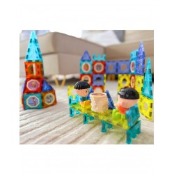WOOPIE 43056 Klocki magnetyczne zamek 98 el.