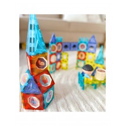 WOOPIE 43056 Klocki magnetyczne zamek 98 el.