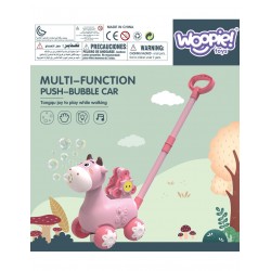 WOOPIE 44886 Pchacz Krówka z dźwiękiem różowy